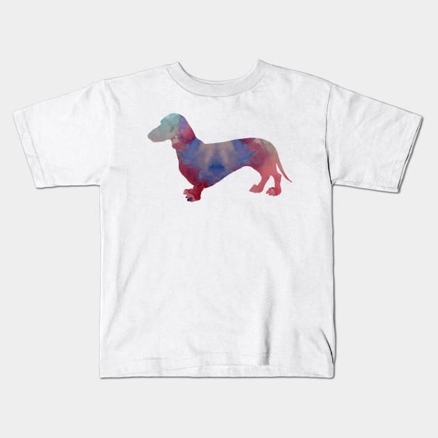 Dachshund Kids T-Shirt by BittenByErmines